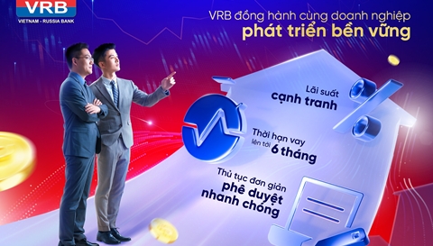 VỐN VỮNG MẠNH – DOANH NGHIỆP VỮNG BƯỚC, LÃI SUẤT HẤP DẪN DÀNH CHO DOANH NGHIỆP VAY VND TẠI VRB