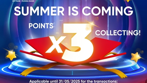 WELCOME TO A BRIGHT SUMMER WITH VRB - x3 BONUS POINTS FOR TRANSACTIONS VIA iPlus